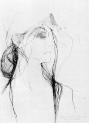 Studio per ritratto di Maria Callas